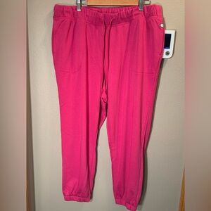 LIVI by Lane Bryant Hot Pink Joggers